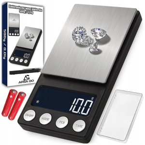 DOKŁADNA WAGA JUBILERSKA 500g 0,01g PRECYZYJNA KUCHENNA DOMOWA PODŚWIETLANA 13
