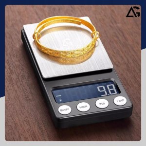 DOKŁADNA WAGA JUBILERSKA 500g 0,01g PRECYZYJNA KUCHENNA DOMOWA PODŚWIETLANA 5