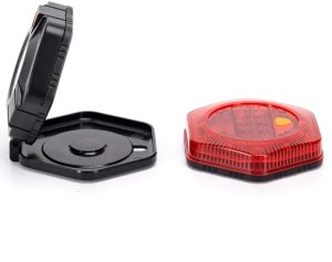 Lampka robocza i ostrzegawcza komplet 2 lampek magnesem na baterie AAA 5