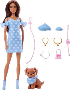 Barbie Twinning Looks Brunette Polka Dots 4