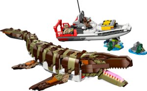 LEGO Jurassic World Misja na łodzi i model mozazaura (76974) 8