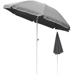 Extralink BLACK FOREST PARASOL PLAZOWY SKLADANY 1.8M SZARY L-0707 3