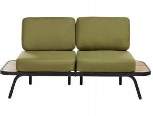 Zestaw ogrodowy ze stolikiem dla 4 osób MINOZZO Certyfikowane drewno akacjowe Oliwkowy 4