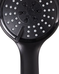 Słuchawka prysznicowa z wężem TUMPLE 3 funkcje Czarny 6