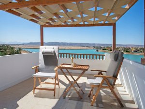 Zestaw mebli balkonowych JAVA PREMIUIM Drewno akacjowe Szary melanż 2