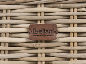 Beliani Otomana ogrodowa SUSUA 140 cm Rattan 12