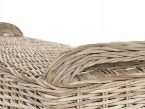Beliani Otomana ogrodowa SUSUA 140 cm Rattan 8