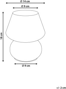 Lampa stołowa LOBO Szkło Zielony 3