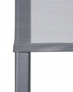 Zestaw 4 krzeseł ogrodowych TALCA Ciemnoszary 11