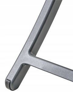 Zestaw 4 krzeseł ogrodowych TALCA Ciemnoszary 9