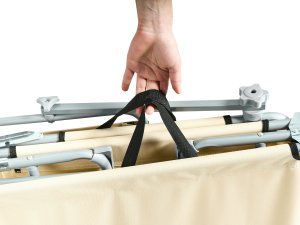 Leżak ogrodowy FOLIGNO Metal Beżowy 11