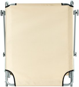 Leżak ogrodowy FOLIGNO Metal Beżowy 8