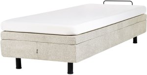 Łóżko regulowane bez zagłówka DUKE II 80 x 200 cm Beżowy 9