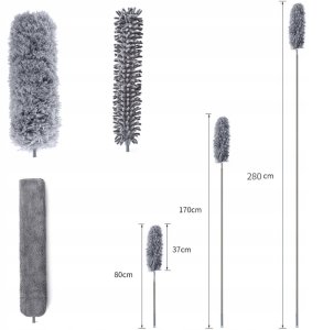 Miotełka 3 końcówki Zosia szara 280 cm 15