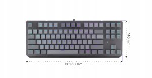 Klawiatura Endorfy Thock V2 TKL ENDORFY Red (EY5A126) 14