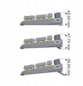 Klawiatura Endorfy Thock V2 Wireless ENDORFY Yellow by Gateron (EY5A129) 16