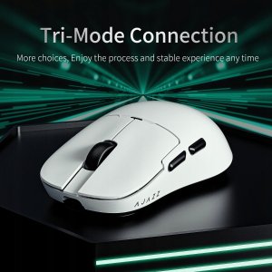 Mysz gamingowa bezprzewodowa  Ajazz  AJ159P MC -3 Mod-White-Pixart 3311 Charging Dock 4