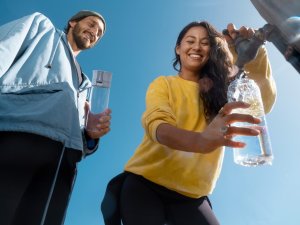 Brita Butelka filtrująca Vital Pastelowy błekit + 5 dysków 7