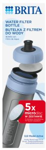 Brita Butelka filtrująca Active Pastelowy błękit + 5 filtrów do wody 7