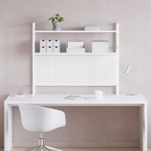 Metalowa nadstawka na biurko JENNY, 950 x 980 x 220 mm, biała 13