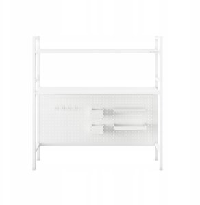 Metalowa nadstawka na biurko JENNY, 950 x 980 x 220 mm, biała 3