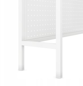 Metalowa nadstawka na biurko JENNY, 950 x 980 x 220 mm, biała 5