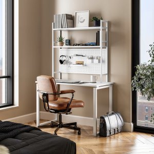 Metalowa nadstawka na biurko JENNY, 950 x 980 x 220 mm, biała 8