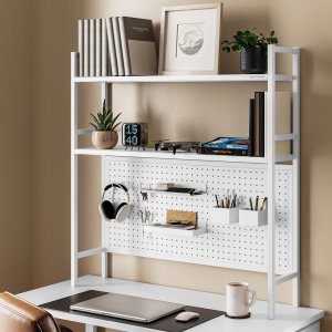 Metalowa nadstawka na biurko JENNY, 950 x 980 x 220 mm, biała 10