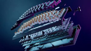 Klawiatura Razer BlackWidow V4 Low-Profile Orange (RZ03-05270800-R3M1) 2