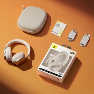 Słuchawki Baseus Inspire XH1 Sound by Bose białe (A00085701233-00) 4