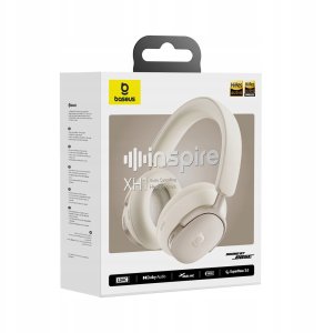 Słuchawki Baseus Inspire XH1 Sound by Bose białe (A00085701233-00) 5