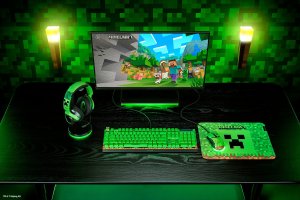 Słuchawki Razer Kraken V4 X Minecraft Edition Czarne (RZ04-05180200-R3M1) 7