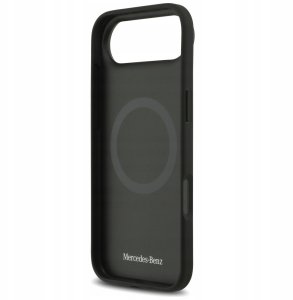 Mercedes Etui Leather Star Pattern Stripes MagSafe do iPhone Air czarny 7