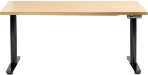 Biurko Beliani Destinas Czarno-Beżowe 160 cm x 72 cm 7