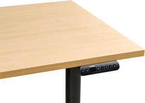 Biurko Beliani Destinas Czarno-Beżowe 160 cm x 72 cm 8