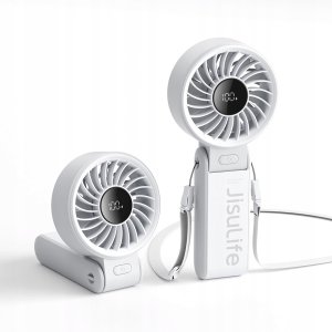 Mini wentylator Jisulife Handheld Fan Life7 5000mAh przenośny wiatraczek USB - szary 2
