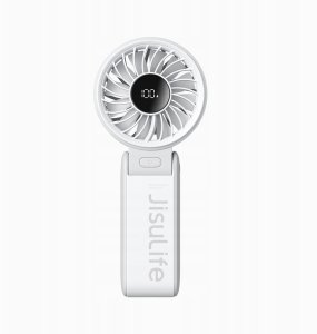 Mini wentylator Jisulife Handheld Fan Life7 5000mAh przenośny wiatraczek USB - szary 3