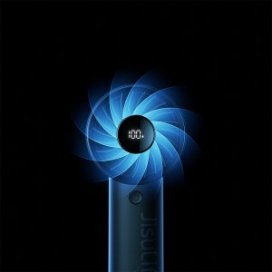 Mini wentylator Jisulife Handheld Fan Life4 5000mAh przenośny wiatraczek USB - czarny 6