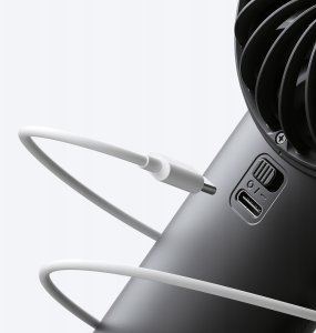 Mini wentylator Jisulife Handheld Fan Life4 5000mAh przenośny wiatraczek USB - czarny 8