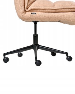 Krzesło biurowe ADDISON Boucle Brzoskwiniowy 10