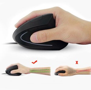 Equip Ergonomische Maus USB-A Stecker L+R 1.80m schwarz 2