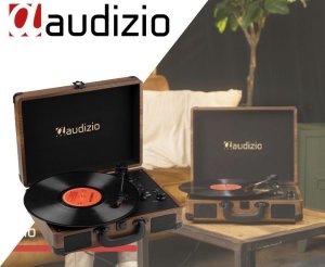 Gramofon Audizio Gramofon w walizce z BT In/Out RP116W brązowy one size 2