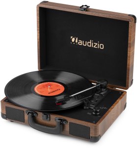 Gramofon Audizio Gramofon w walizce z BT In/Out RP116W brązowy one size 4