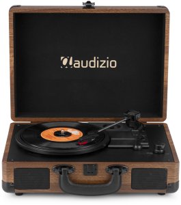 Gramofon Audizio Gramofon w walizce z BT In/Out RP116W brązowy one size 10