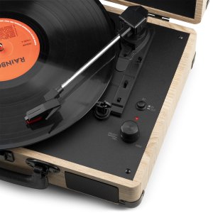 Gramofon Audizio Gramofon w walizce z BT In/Out RP116LW jasne drewno one size 6