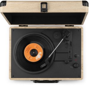 Gramofon Audizio Gramofon w walizce z BT In/Out RP116LW jasne drewno one size 8