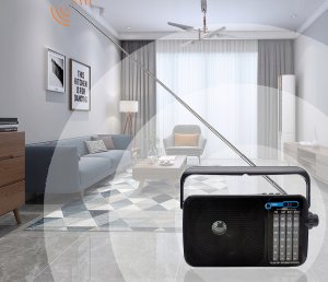 Radio sieciowo-bateryjne AM, FM RENEW FORCE RADIO FM AM PRZENOŚNE 8