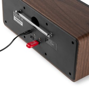 Radio Audizio Radio cyfrowe Genua DAB+ FM stereo brązowe one size 12