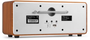 Radio Audizio Radio cyfrowe Genua DAB+ FM stereo srebrny one size 11