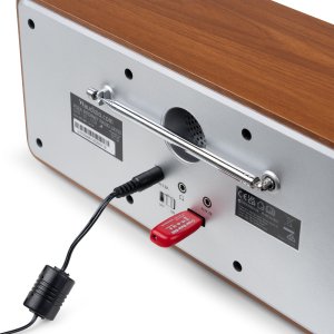 Radio Audizio Radio internetowe Foza WiFi Stereo z DAB+ srebrne one size 11